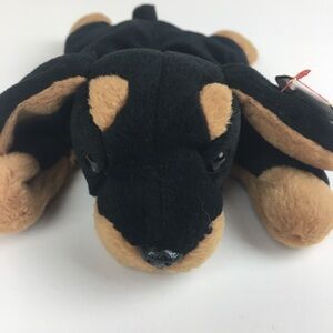 Ty Doby Rottweiler Dog Beanie Babies Collection 1996 Vintage